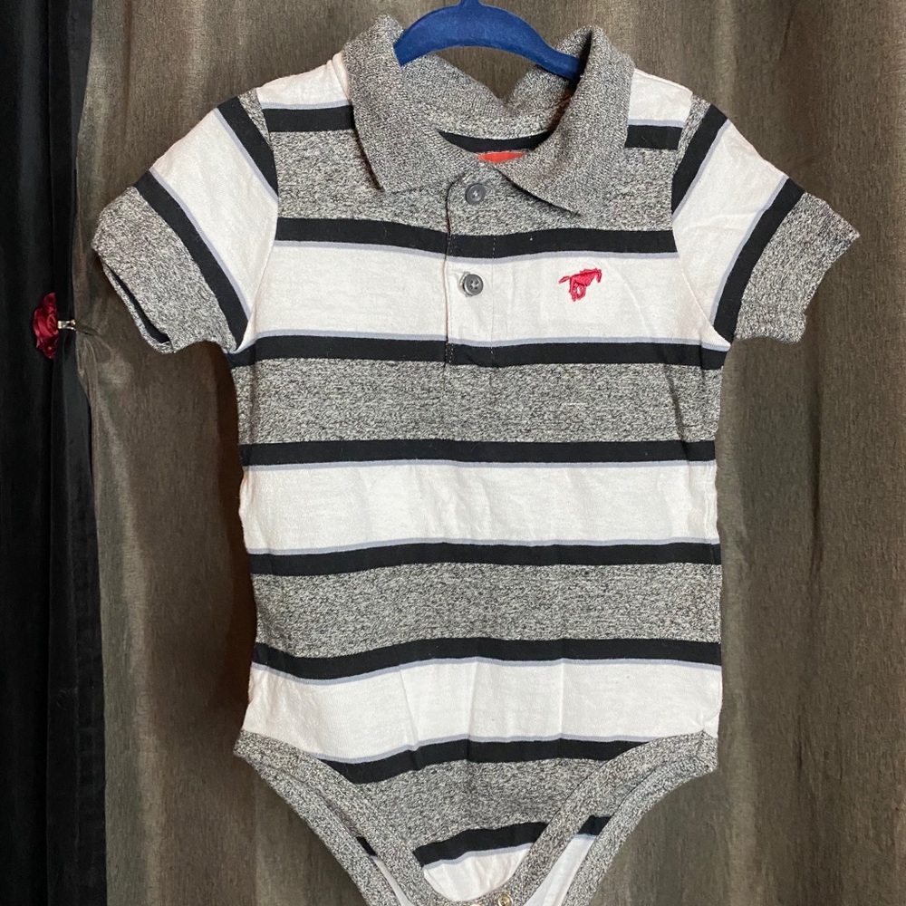Wrangler stripped baby boy collar shirt